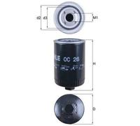 Mahle Oil Filter OC26 KHD & others - Precision OE Matching Fit & High Quality