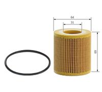 Bosch P7177 Car Oil Filter - Replacement Filter | Separates Soot and Metal Particles from Engine Oil - Provides Reliable Engine Lubrication