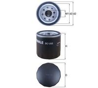 Mahle Original Oil Filter OC1252 - fits Ford, Land Rover, Peugeot - LR058104 1637767680
