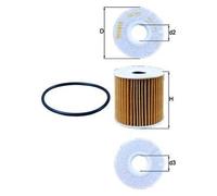 KNECHT OX 192D Oil Filter for MERCEDES-BENZ,NISSAN