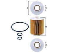 Engine Oil Filter Fits Opel Astra Corsa Vauxhall Astra Astravan Mahle OX 163/4D
