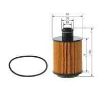 Bosch Oil Filter For Saab 99 2.0 01/80-07/83