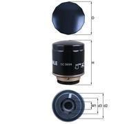 Engine Oil Filter Fits VW Golf Passat Touran Skoda Octavia Yeti Mahle OC 593/4