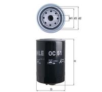 KNECHT OC 51 Oil Filter for ARO,AUDI,JAGUAR,MULTICAR,ROVER,SEAT,VOLVO,VW