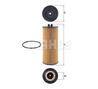 KNECHT OX 174D Oil Filter for ,BREDAMENARINIBUS,FENDT,MAZ,MERCEDES-BENZ,OPTARE,S