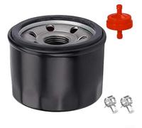 Engine Oil Filter Replacement for TroyBilt and For Craftsman Lawn Mowers Compatible with Engines Fits Part Numbers 951 12690 751 12690 with Fuel Filter and Clips