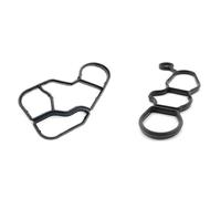 Engine Oil Filter Seal 1 Set Ring Gasket 110440 110438 Suitable Fit For Peugeot 307 308 407 Engine Model TU5JP4, EW10A, EW10A(1set (2pcs))