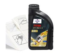 Engine Oil Fuchs TITAN GT1 PRO C-3 5W-30 1 LITRE 1L plus Top-up Kit