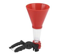 Engine Oil Funnel Kit Universal AntiStatic AntiCorrosion High Temperature Resistant ABS 3PCS Set for Automobile Oil Filling No Spillage Easy to Install (Orange)