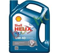 Shell Engine Oil Helix HX7 10W-40 Semi-Synthetic API SN ACEA A3/B4 4L