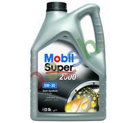 ENGINE OIL MOBIL SUPER 5L 5W30 API SJ ACEA A3 B3 B4 FITS MB 2291 FITS VW 50101