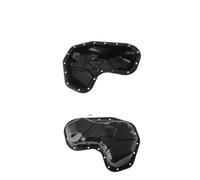 Engine Oil Pan Aluminum Black Compatible With Lexus RX350 Base V6 3.5L
