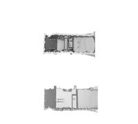 Engine Oil Pan Aluminum Silver Tone Compatible With Rainier CXL 2004-2007