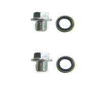 Engine Oil Pan Drain Plug Bolt LFE5-10-404 Compatible with 3 2004-2013 BK BL 6 2002-2012 GH 5 CX-30 Cx7(2 pcs)