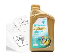 Engine Oil PETRONAS Syntium 3000 AV 5W-40 1 LITRE 1L plus Top-up Kit