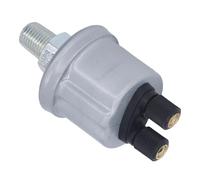 Engine Oil Pressure Sensor, Accurate 0 To 10 Bar Pressure Monitoring for Engines Aluminum Alloy Matte Finish 1/4 NPT Thread Double Head 1 Piece