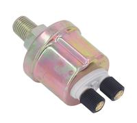Engine Oil Pressure Sensor Switch, Accurate 0 to 10 Bar Pressure Monitoring for Engine Systems Aluminum Alloy 1 4 NPT Glossy Finish Double Head 1 Piece
