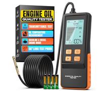 Engine Oil Quality Tester with 50” Long Test Probe Gasoline & Diesel Engine Oil Tester High-Precision Transmittance/Temperature Measurement, for Motorcycle,Automotive Professional Diagnostic Tools