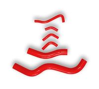 Engine Overflow Hose Compatible with Mitsubishi for Lancer for EVO 1 2 3 for Evolution I II III CD9A CE9A 4G63T 1995-1994 Silicone Radiator Coolant Hose(Red)