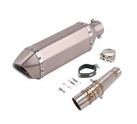 Engine Part Slip On Motorcycle Exhaust Tube Modified Muffler Moto Middle Link Pipe For CBR250R 250R 2011-2017(Type E)