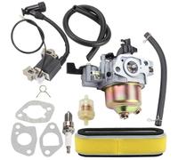 Engine Part Tool Motorcycle Carburetor Rebuild Repair Part Kit For H&onda GXV120 GXV140 GXV160 16100-ZE6-W01 Idle Speed Adjusting Kit Float Diaphragm Vacuum