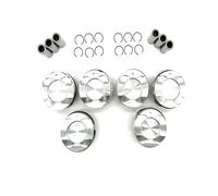 Engine Parts 6pcs Pistons With Rings Set STD 84mm Fit l6 GAS For F20 F21 F30 F10 335i X3 X4 X5 X6 3.0L N55B30 2010-2017