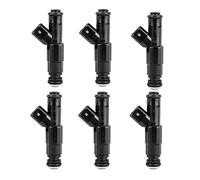 Engine Parts 6Pcs Upgrade 4-Hole Fuel Injectors for Jeep Cherokee Wrangler 4.0L 1999-2004 0280155784