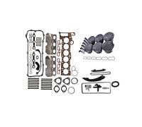 Engine Parts Full Gasket Set Timing Chain Piston Bolts Kit Fit Gas L6 M54 B30 for X3 X5 Z4 330Ci 530i 330i 01-06 3.0L