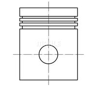Engine piston 013 58 00 MAHLE for FORD SIERRA II Hatchback SIERRA II Sapphire