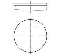 MAHLE 021 03 00 Piston