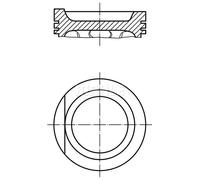 PISTON 034 78 01 FOR 4B/DR/MG/PM/RS/RU/SF/SH/RP/AAM/ACC/JN/EX/ANN/ADD/ADF 1.8L