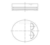 MAHLE 039 PI 00122 000 Piston
