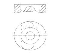 MAHLE 040 22 00 Piston