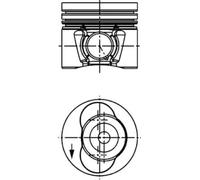 Engine piston 40734600 KOLBENSCHMIDT for VW LT Mk II Bus LT Mk II Van