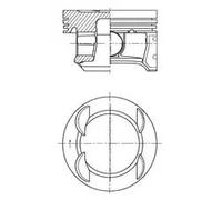 New Piston for CHEVROLET OPEL VAUXHALL:ADAM,AMPERA,ASTRA J,CORSA D,CORSA E