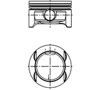 Piston 44.85mm Length Fits Opel Corsa Vauxhall Corsa KOLBENSCHMIDT 41642620