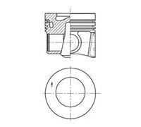 Engine piston 41708600 KOLBENSCHMIDT for VW SEAT AUDI SKODA