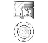 Cylinders/Pistons KOLBENSCHMIDT 41813600 for RENAULT