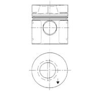 PISTON 91550600 STD FOR OM364.919/921/918/920 4.0L 4cyl OM366.915/911 6.0L 6cyl