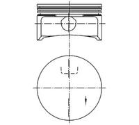 KOLBENSCHMIDT 99741601 Piston for CHEVROLET,HOLDEN,OPEL,SAAB,VAUXHALL