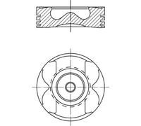 MAHLE 001 PI 00177 002 Piston