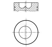 Engine piston Coated 009 86 01 MAHLE for UAZ FIAT IVECO