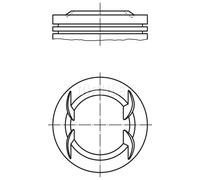 MAHLE 012 23 00 Piston