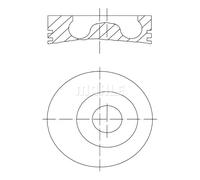 MAHLE ORIGINAL 016 02 00 Piston
