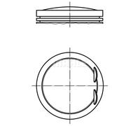 MAHLE 028 PI 00128 001 Piston