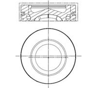 MAHLE 028 PI 00140 001 Piston