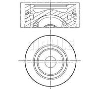 MAHLE ORIGINAL 028 PI 00141 000 Piston