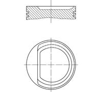 MAHLE 030 71 02 Piston