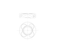 Engine piston Coated 081 PI 00102 002 MAHLE for BMW X3 7 3 3 Touring 5 5 Touring
