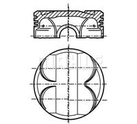 MAHLE 081 PI 00111 000 Piston